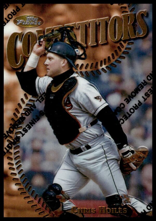 1997 Topps Finest Chris Hoiles #195 (Front)