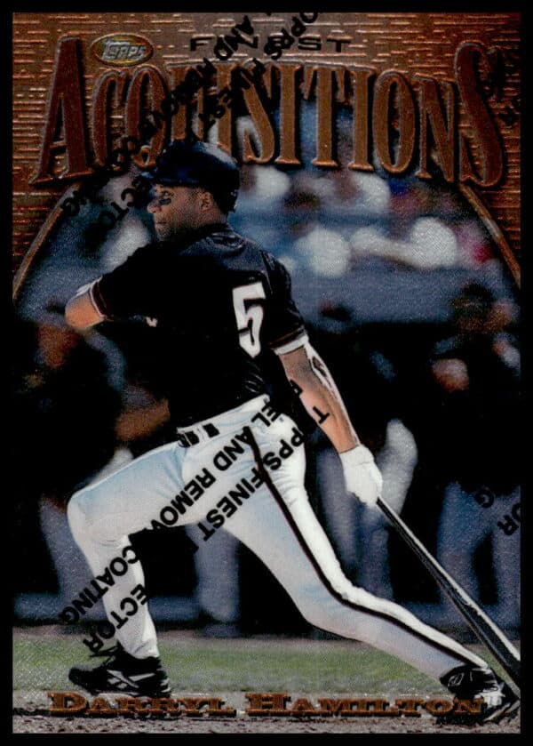 1997 Topps Finest Darryl Hamilton #210 (Front)