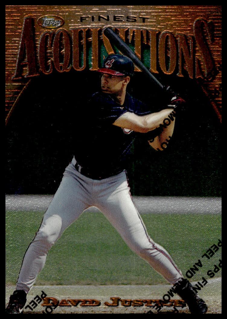 1997 Topps Finest David Justice #271 (Front)