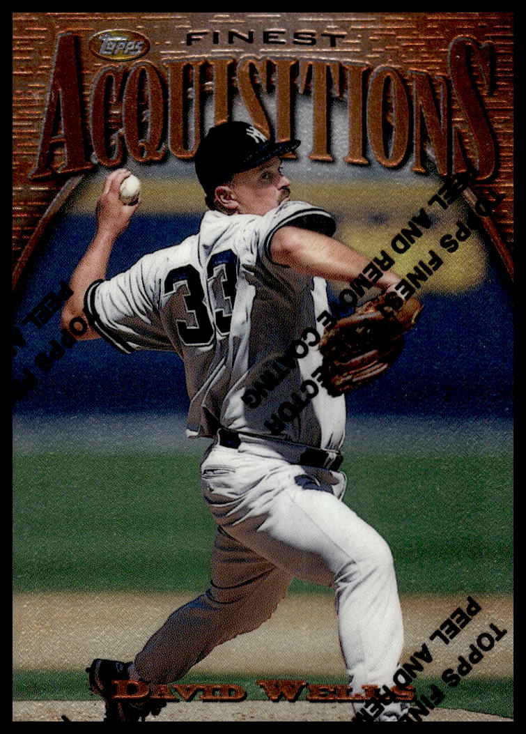 1997 Topps Finest David Wells #179 (Front)