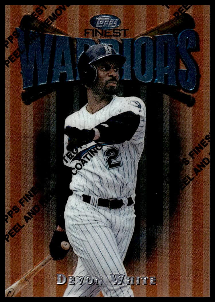 1997 Topps Finest Devon White #83 (Front)