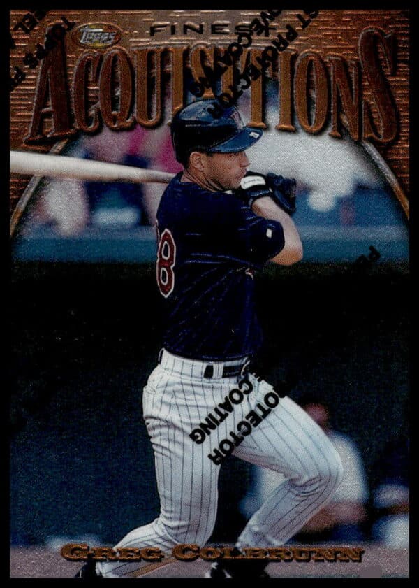 1997 Topps Finest Greg Colbrunn #269 (Front)