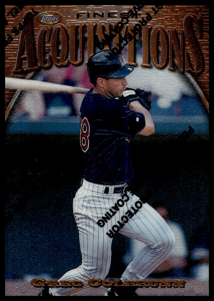 1997 Topps Finest Greg Colbrunn #269 (Front)