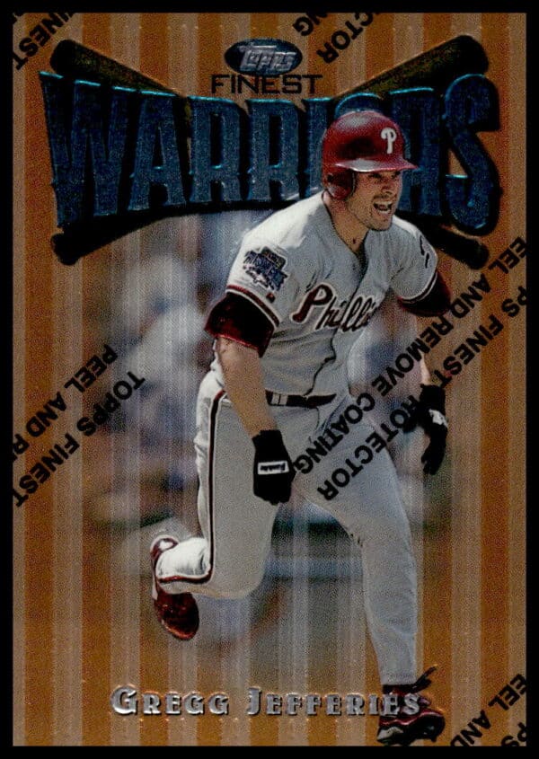 1997 Topps Finest Gregg Jefferies #38 (Front)