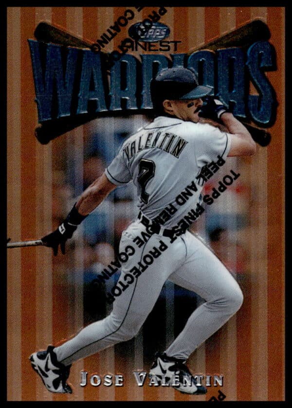 1997 Topps Finest Jose Valentin #42 (Front)