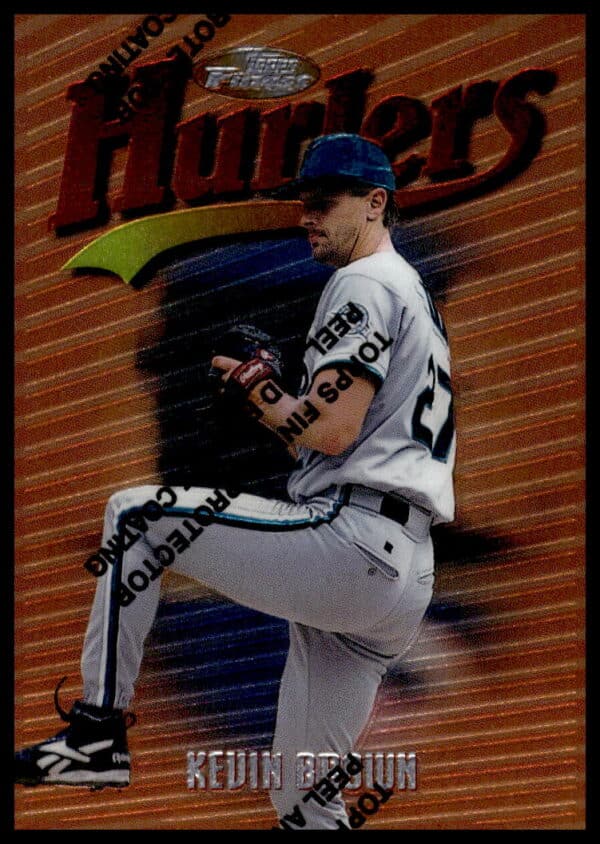 1997 Topps Finest Kevin Brown #25 (Front)