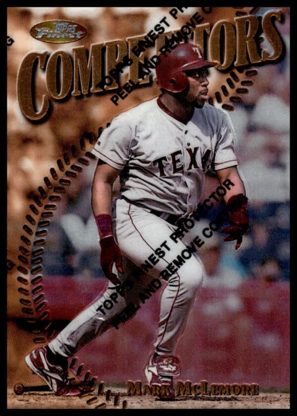 1997 Topps Finest Mark McLemore #243 (Front)