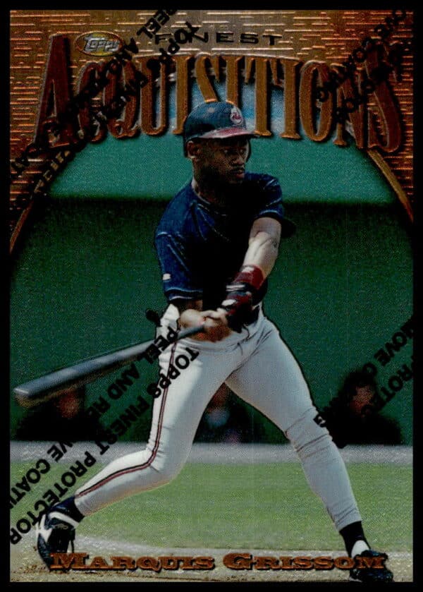 1997 Topps Finest Marquis Grissom #219 (Front)