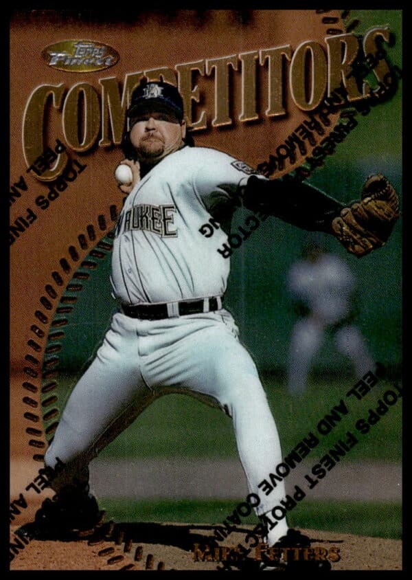 1997 Topps Finest Mike Fetters #184 (Front)