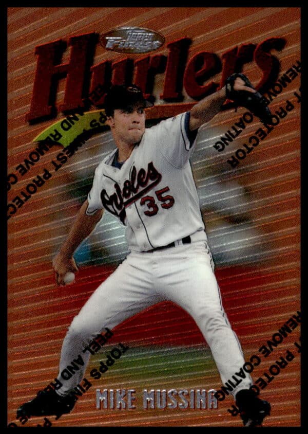 1997 Topps Finest Mike Mussina #95 (Front)