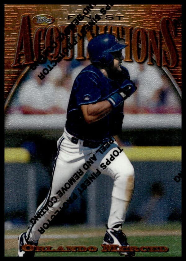 1997 Topps Finest Orlando Merced #196 (Front)