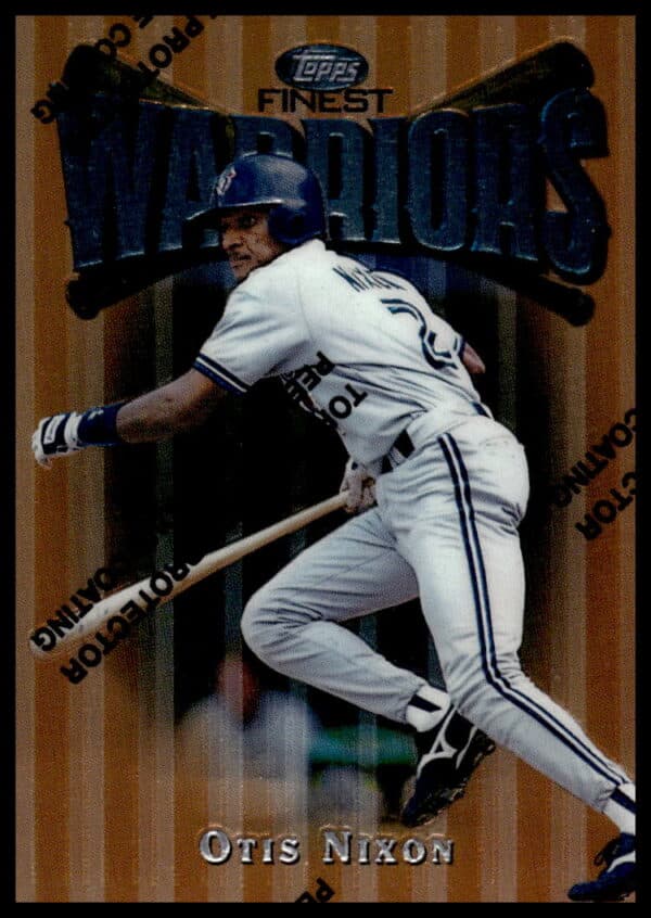 1997 Topps Finest Otis Nixon #8 (Front)