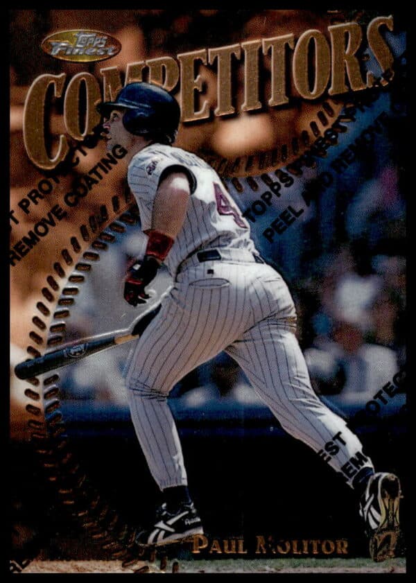 1997 Topps Finest Paul Molitor #181 (Front)