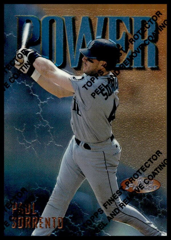 1997 Topps Finest Paul Sorrento #79 (Front)