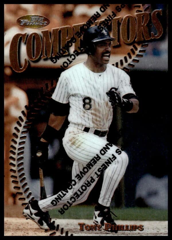 1997 Topps Finest Tony Phillips #215 (Front)