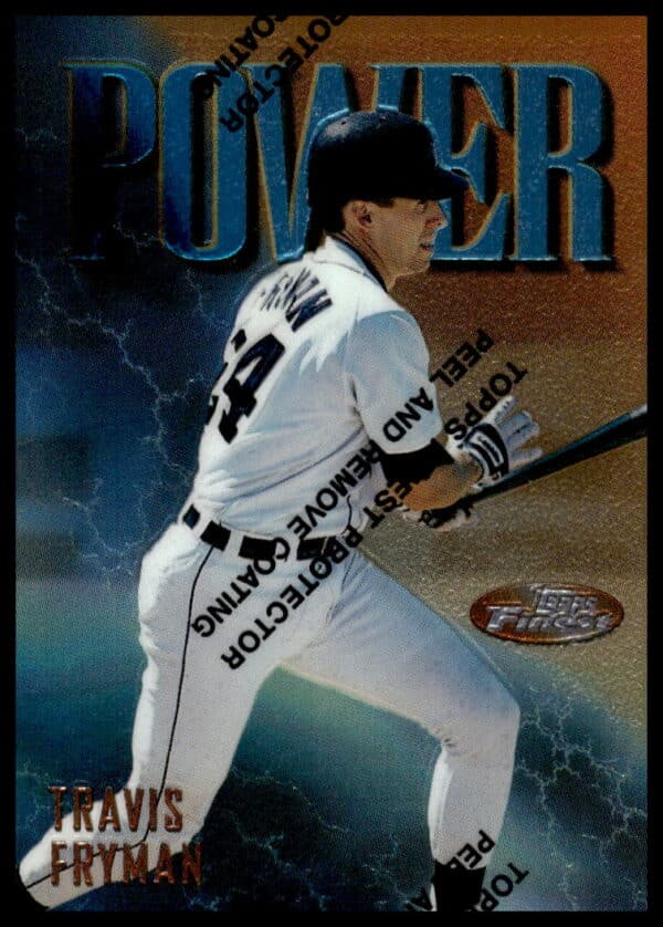 1997 Topps Finest Travis Fryman #18 (Front)