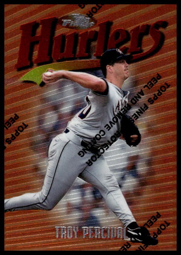 1997 Topps Finest Troy Percival #65 (Front)