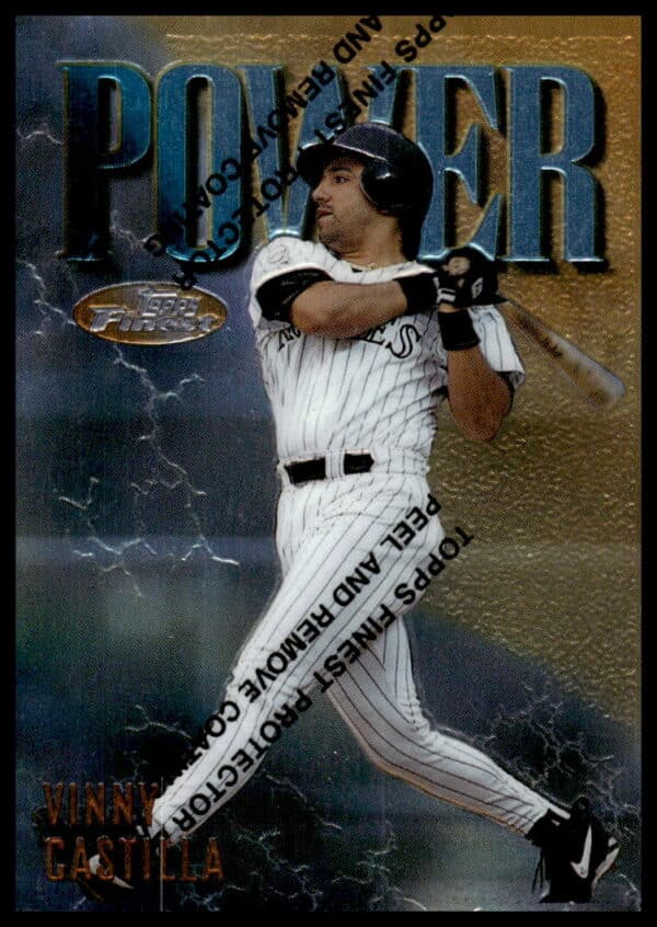 1997 Topps Finest Vinny Castilla #213 (Front)