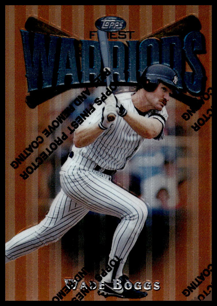 1997 Topps Finest Wade Boggs #62 (Front)
