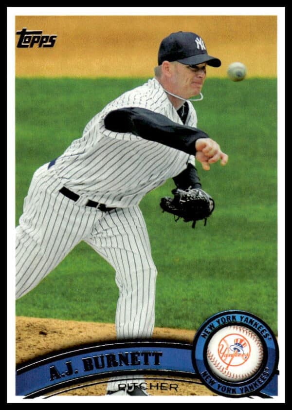 2011 Topps A.J. Burnett #492 (Front)