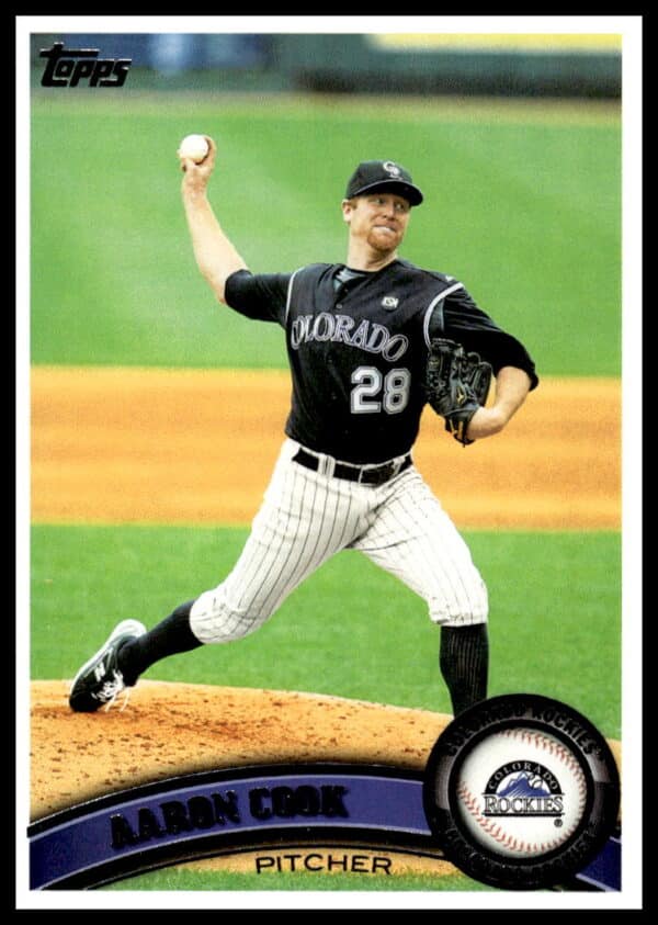 2011 Topps Aaron Cook #230 (Front)