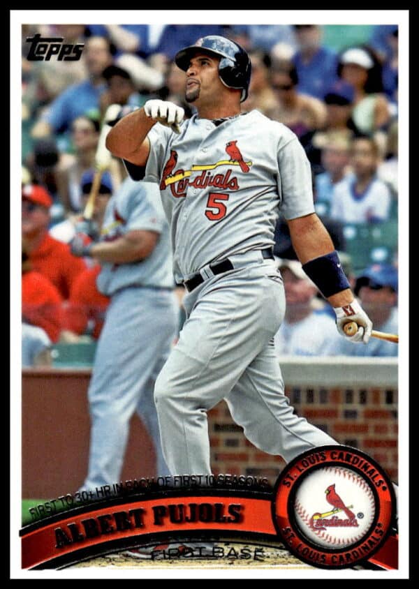 2011 Topps Albert Pujols #547 (Front)