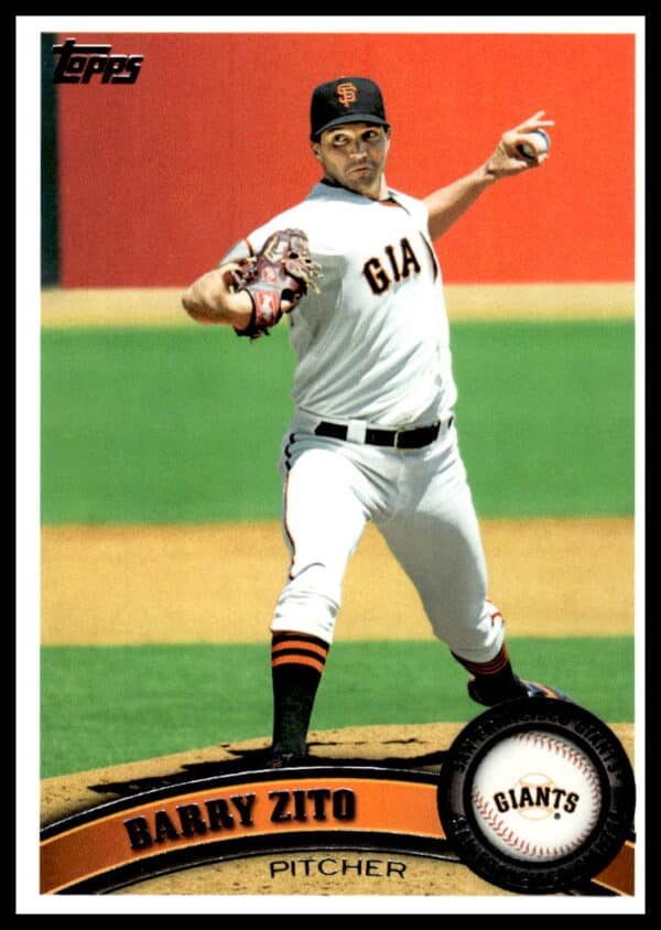 2011 Topps Barry Zito #22 (Front)
