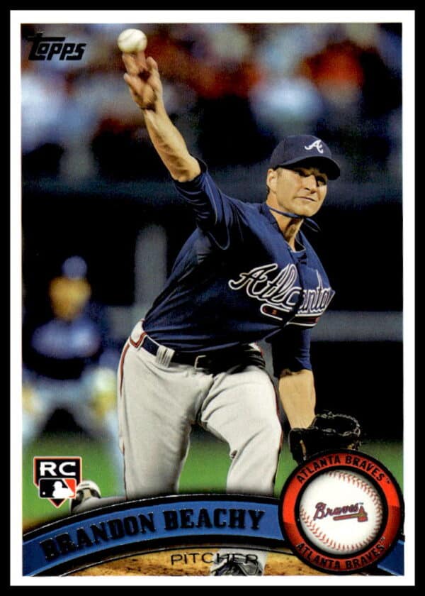 2011 Topps Brandon Beachy #446 (Front)