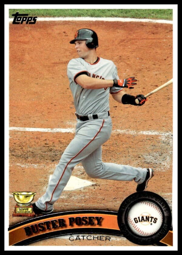 2011 Topps Buster Posey #198 (Front)