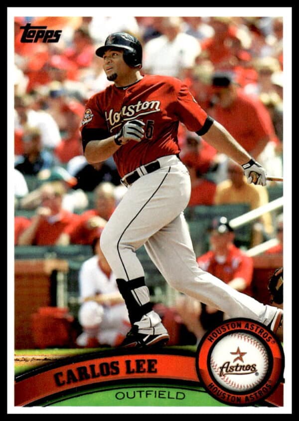 2011 Topps Carlos Lee #586 (Front)