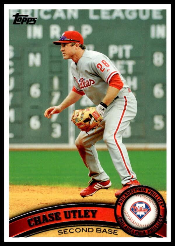 2011 Topps Chase Utley #214 (Front)