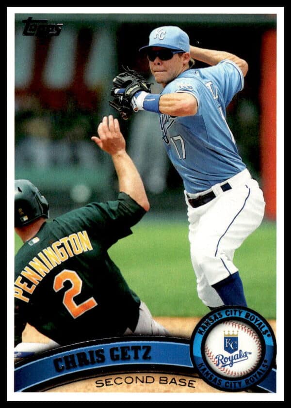 2011 Topps Chris Getz #654 (Front)