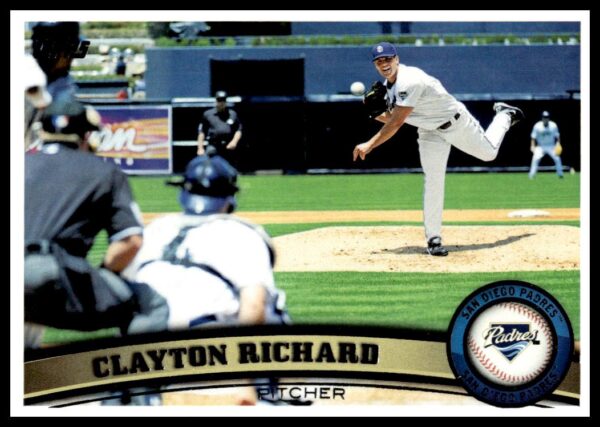 2011 Topps Clayton Richard #376 (Front)