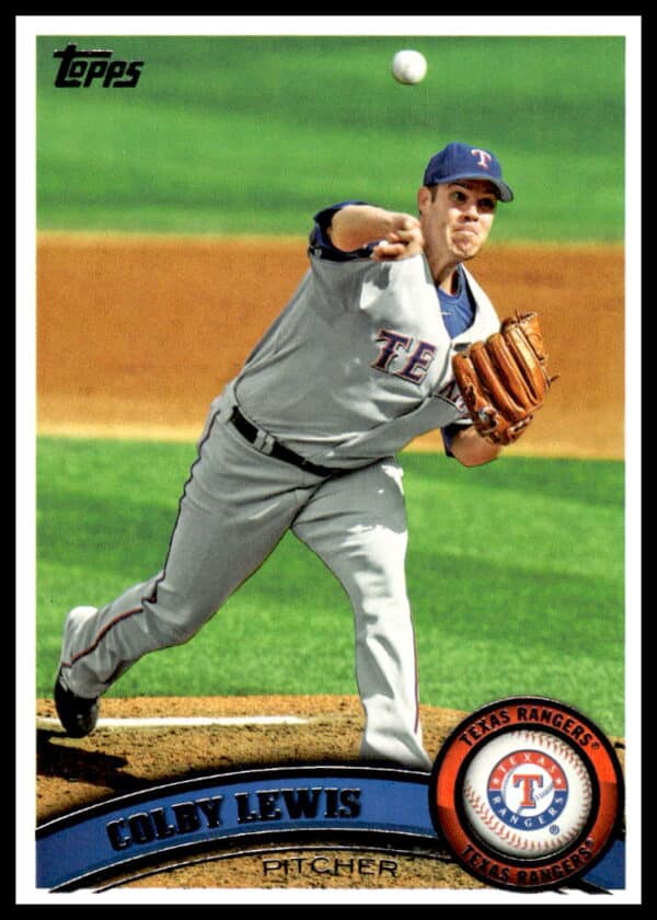 2011 Topps Colby Lewis #352 (Front)