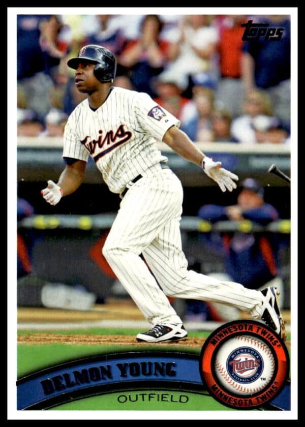 2011 Topps Delmon Young #485 (Front)