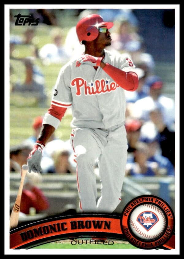 2011 Topps Domonic Brown #421 (Front)