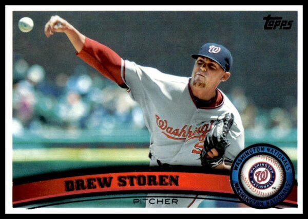 2011 Topps Drew Storen #494 (Front)