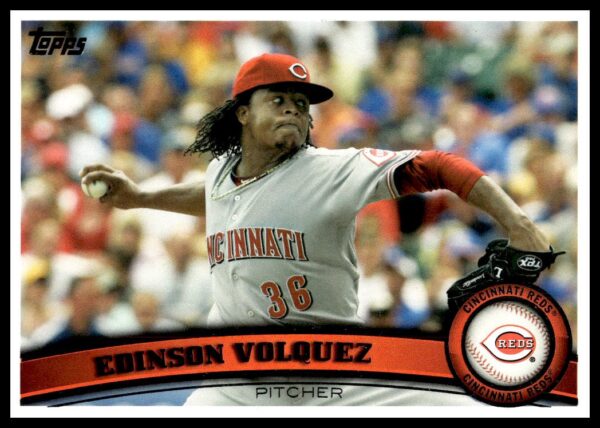 2011 Topps Edinson Volquez #63 (Front)