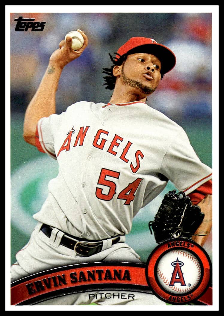 2011 Topps Ervin Santana #439 (Front)