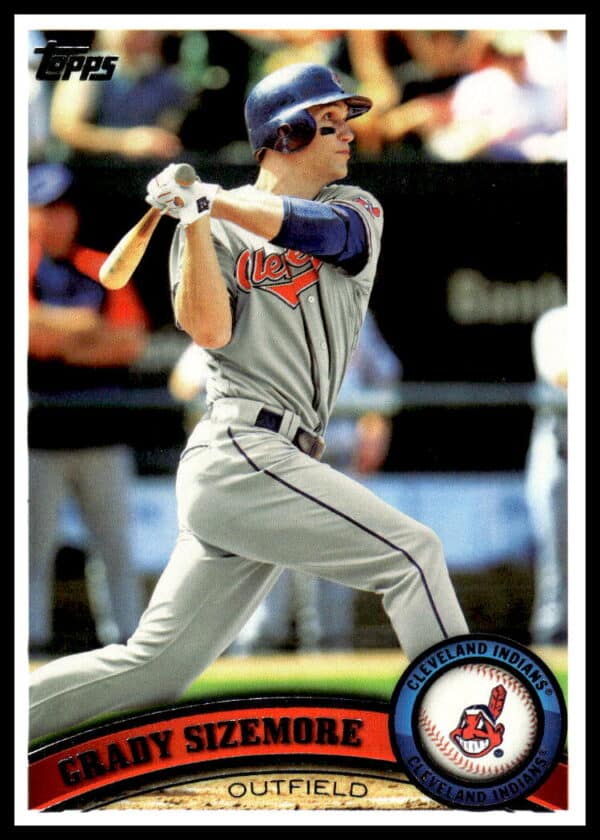 2011 Topps Grady Sizemore #440 (Front)