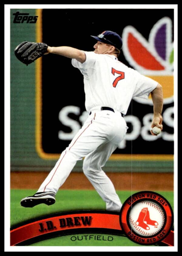 2011 Topps J.D. Drew #653 (Front)