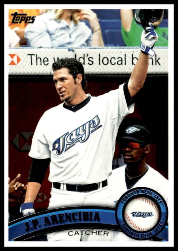 2011 Topps J.P. Arencibia #587 (Front)