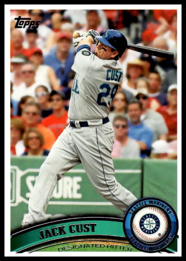 2011 Topps Jack Cust #402 (Front)