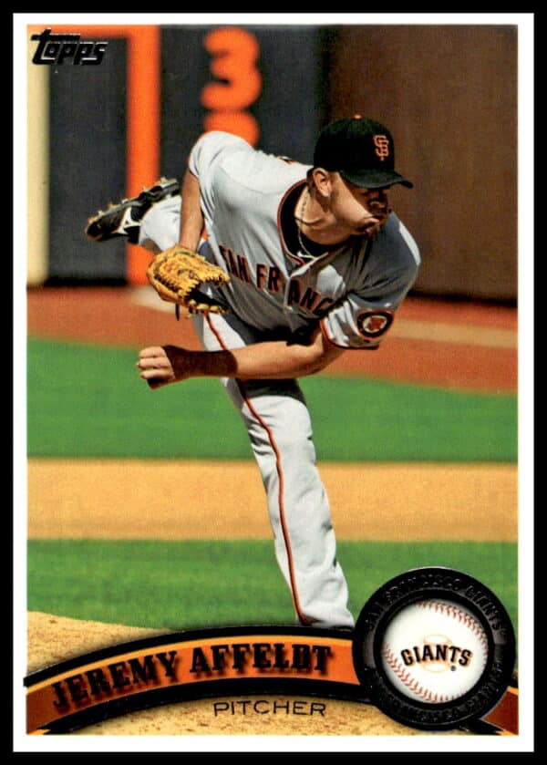 2011 Topps Jeremy Affeldt #571 (Front)