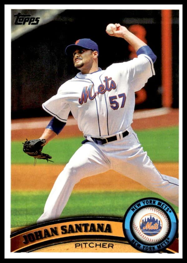 2011 Topps Johan Santana #56 (Front)