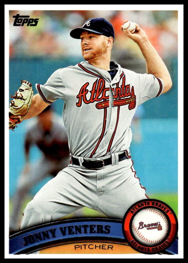 2011 Topps Jonny Venters #619 (Front)