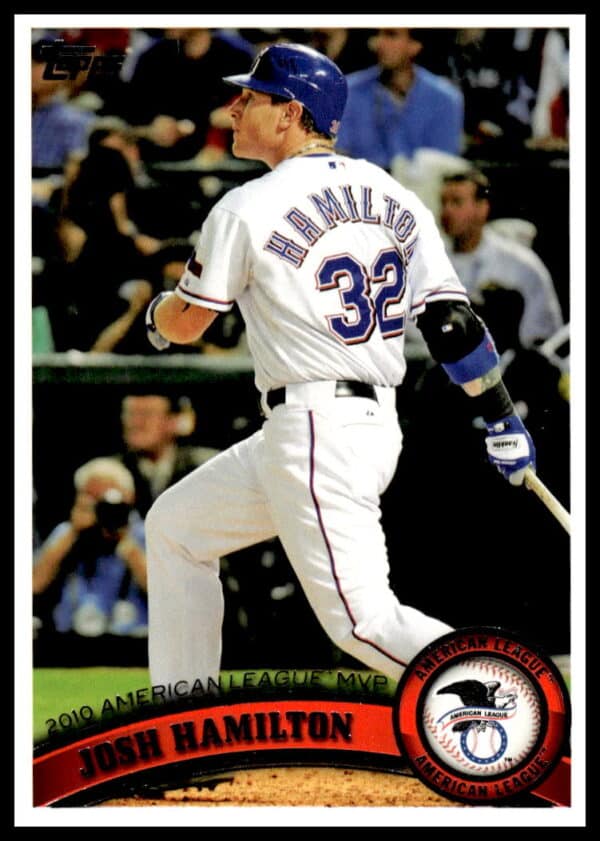 2011 Topps Josh Hamilton #29 (Front)