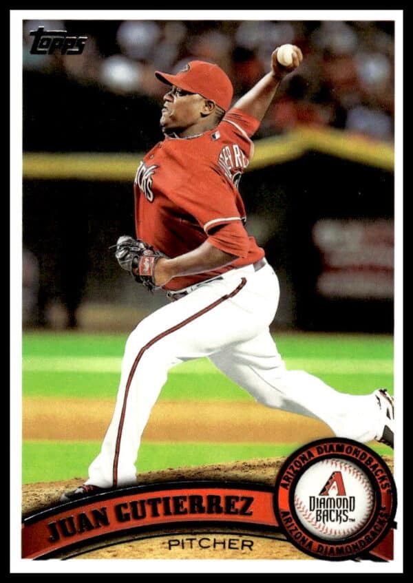 2011 Topps Juan Gutierrez #291 (Front)