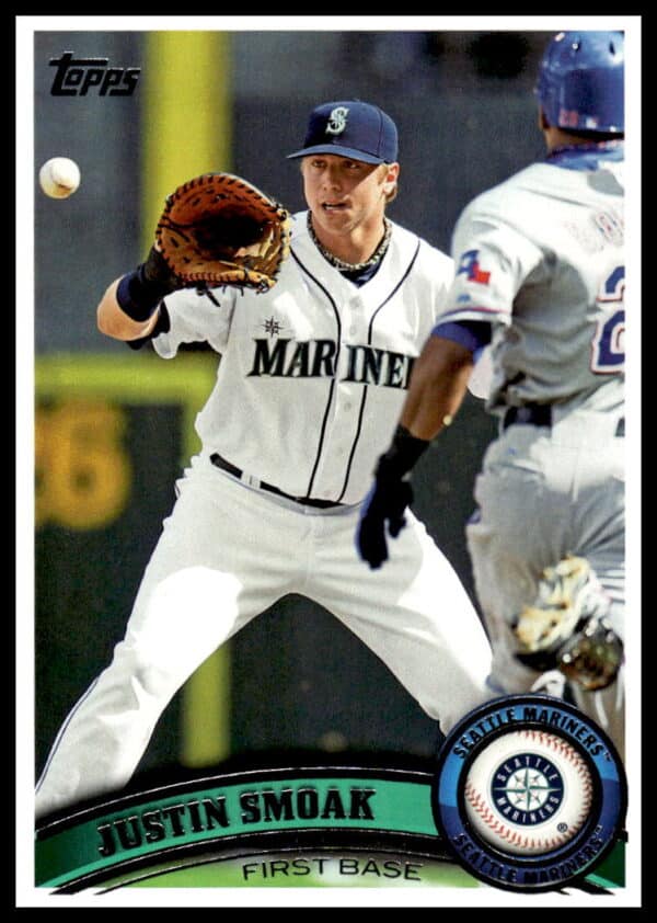 2011 Topps Justin Smoak #483 (Front)