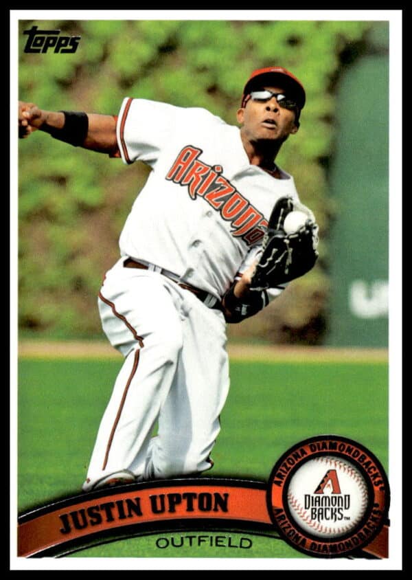 2011 Topps Justin Upton #40 (Front)